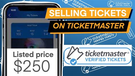 how to sell ticket on ticketmaster|More.